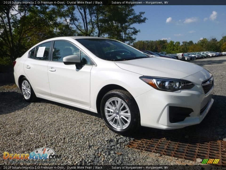 2018 Subaru Impreza 2.0i Premium 4-Door Crystal White Pearl / Black Photo #1