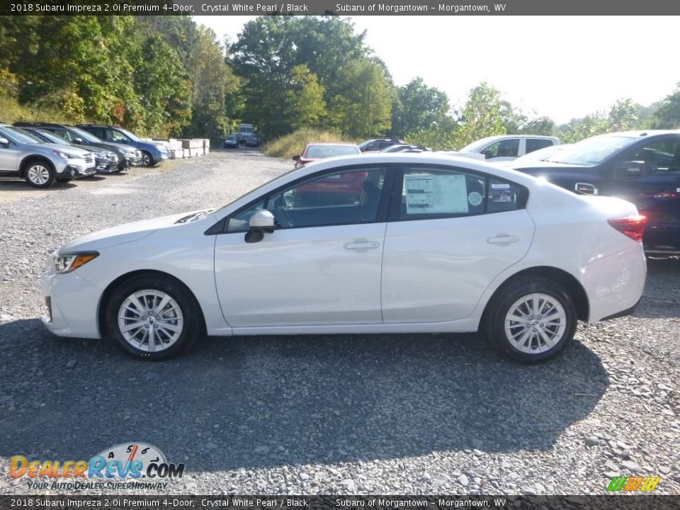 2018 Subaru Impreza 2.0i Premium 4-Door Crystal White Pearl / Black Photo #7
