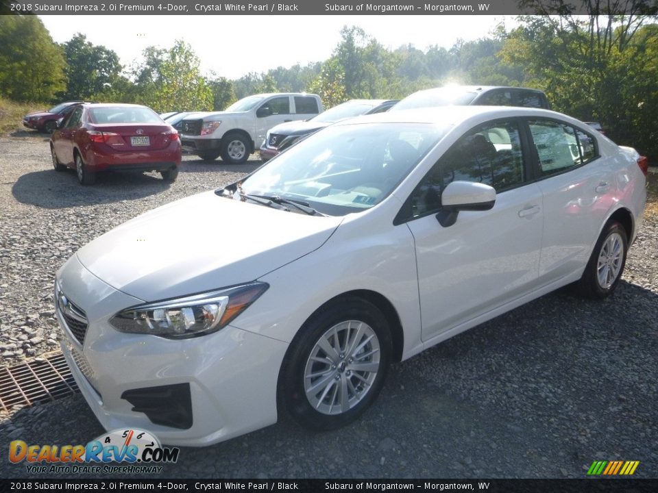 2018 Subaru Impreza 2.0i Premium 4-Door Crystal White Pearl / Black Photo #8