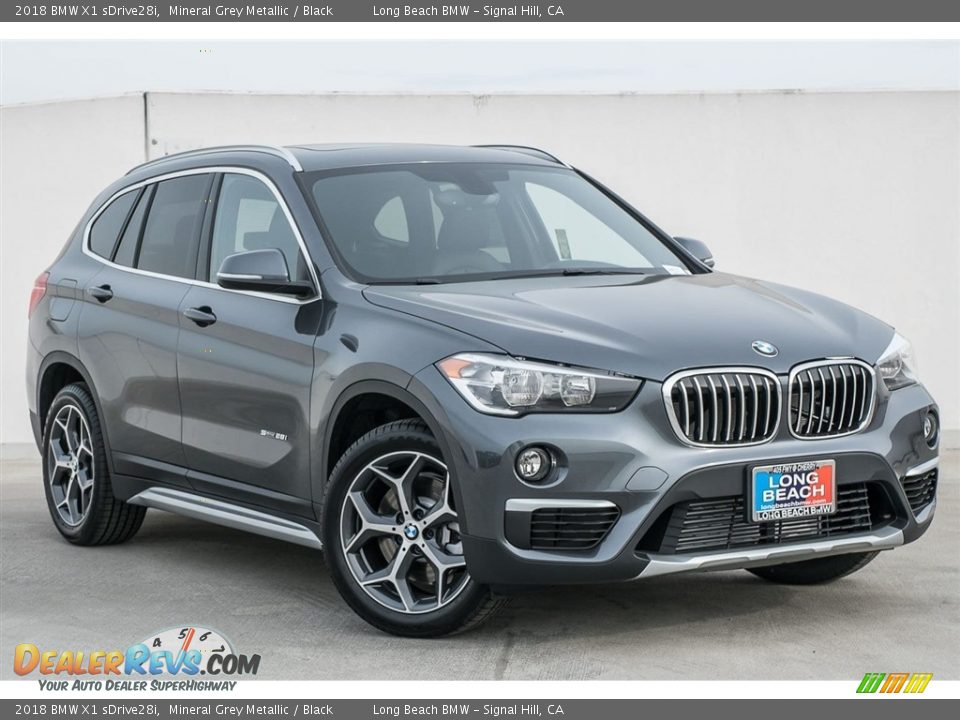 2018 BMW X1 sDrive28i Mineral Grey Metallic / Black Photo #12