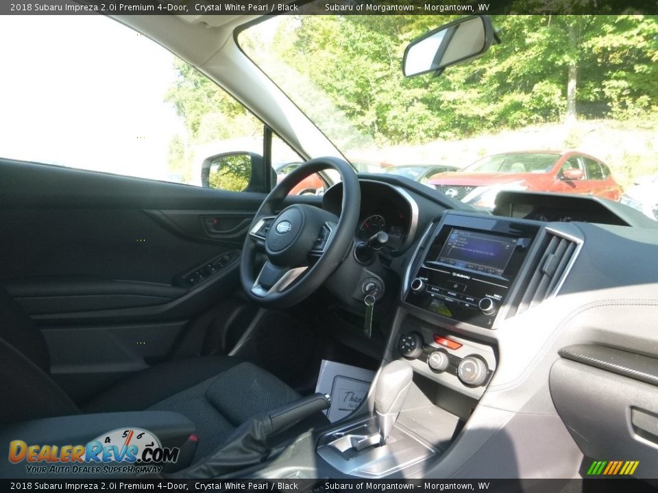 2018 Subaru Impreza 2.0i Premium 4-Door Crystal White Pearl / Black Photo #12