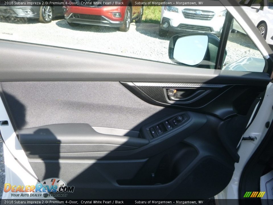 2018 Subaru Impreza 2.0i Premium 4-Door Crystal White Pearl / Black Photo #13