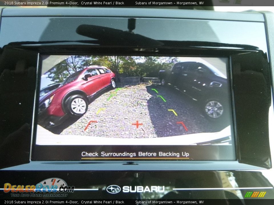 2018 Subaru Impreza 2.0i Premium 4-Door Crystal White Pearl / Black Photo #17