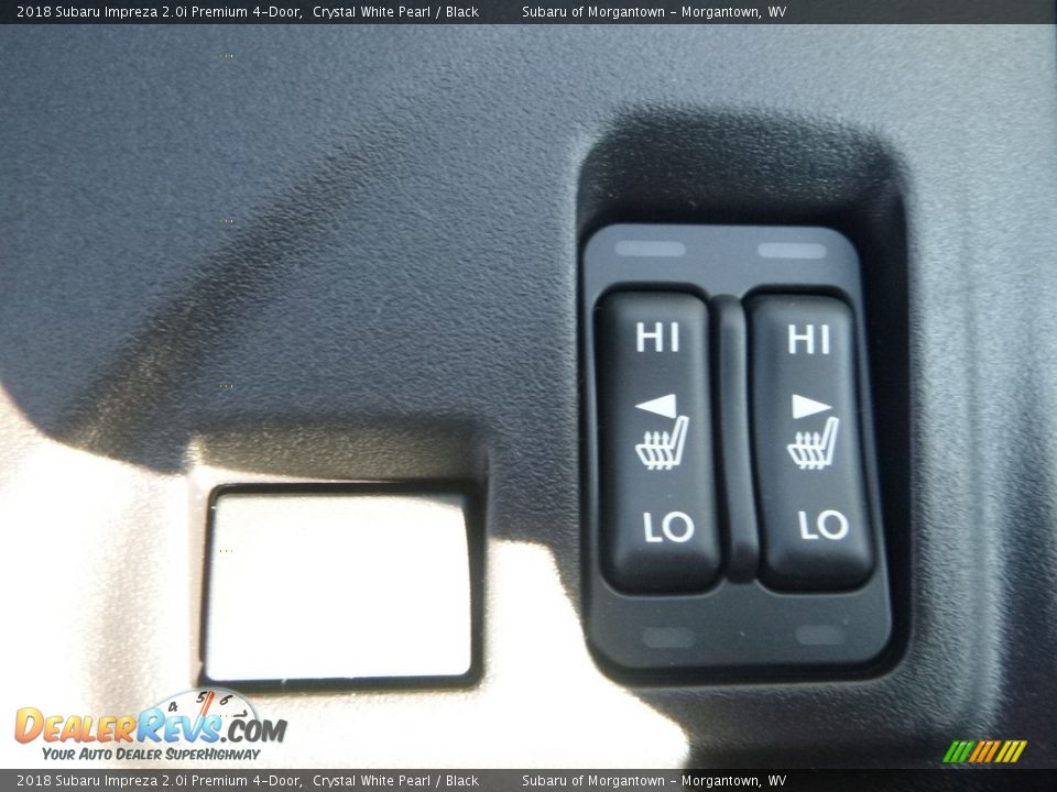 2018 Subaru Impreza 2.0i Premium 4-Door Crystal White Pearl / Black Photo #18