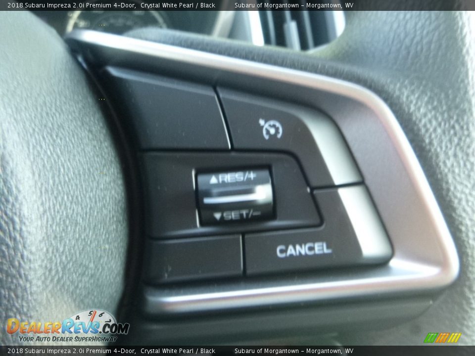 2018 Subaru Impreza 2.0i Premium 4-Door Crystal White Pearl / Black Photo #19