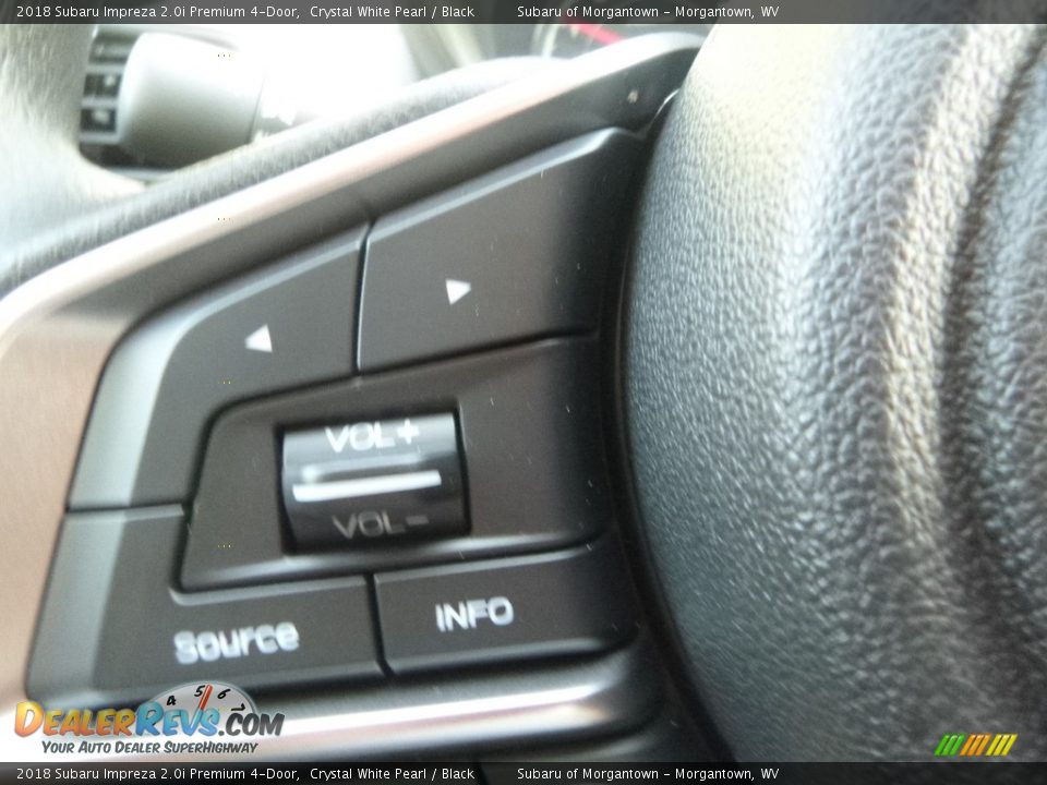 2018 Subaru Impreza 2.0i Premium 4-Door Crystal White Pearl / Black Photo #20