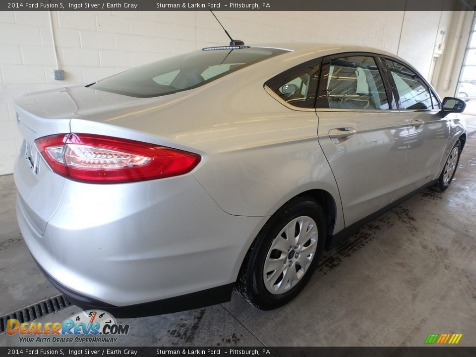 2014 Ford Fusion S Ingot Silver / Earth Gray Photo #2