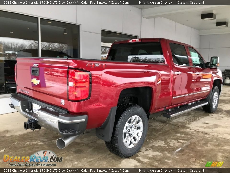 2018 Chevrolet Silverado 2500HD LTZ Crew Cab 4x4 Cajun Red Tintcoat / Cocoa/­Dune Photo #6
