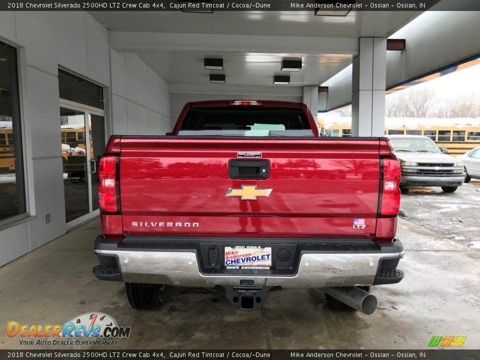 2018 Chevrolet Silverado 2500HD LTZ Crew Cab 4x4 Cajun Red Tintcoat / Cocoa/­Dune Photo #8