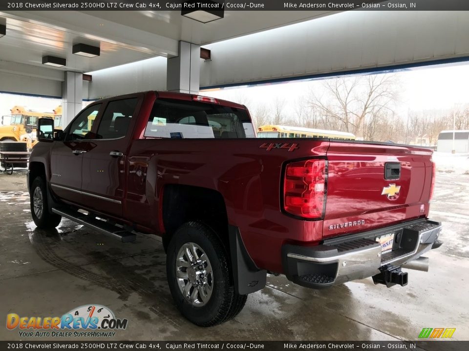 2018 Chevrolet Silverado 2500HD LTZ Crew Cab 4x4 Cajun Red Tintcoat / Cocoa/­Dune Photo #9