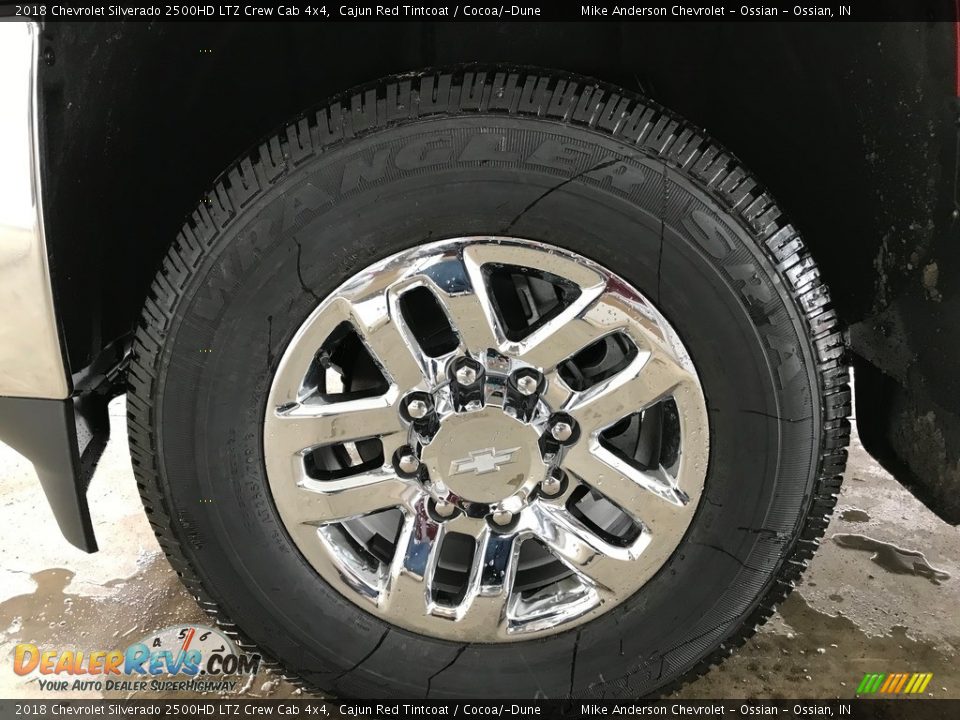 2018 Chevrolet Silverado 2500HD LTZ Crew Cab 4x4 Cajun Red Tintcoat / Cocoa/­Dune Photo #10