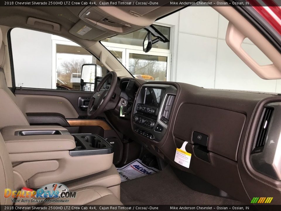 2018 Chevrolet Silverado 2500HD LTZ Crew Cab 4x4 Cajun Red Tintcoat / Cocoa/­Dune Photo #12