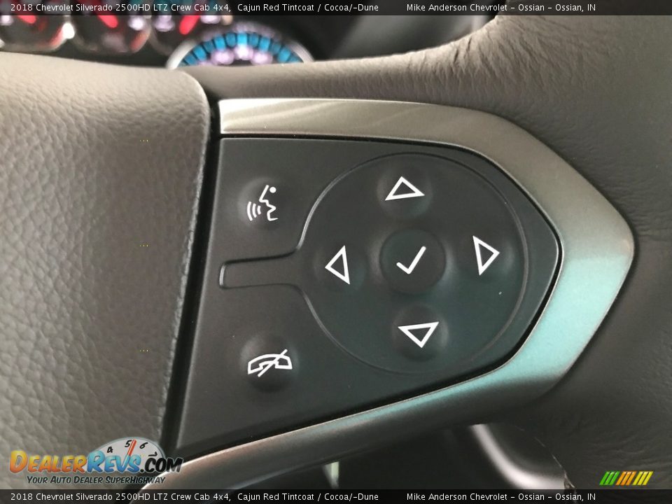 2018 Chevrolet Silverado 2500HD LTZ Crew Cab 4x4 Cajun Red Tintcoat / Cocoa/­Dune Photo #23