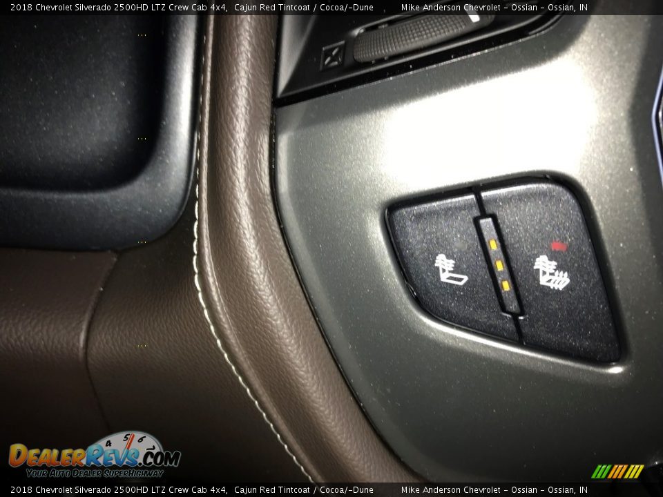 2018 Chevrolet Silverado 2500HD LTZ Crew Cab 4x4 Cajun Red Tintcoat / Cocoa/­Dune Photo #25