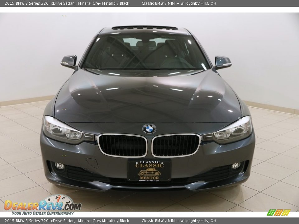 2015 BMW 3 Series 320i xDrive Sedan Mineral Grey Metallic / Black Photo #2
