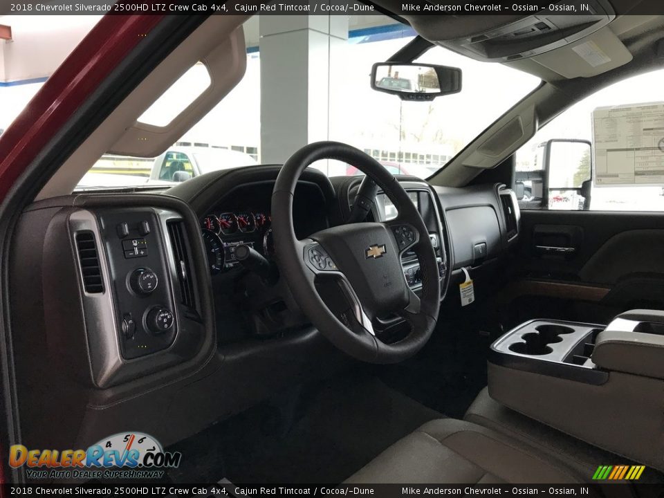 2018 Chevrolet Silverado 2500HD LTZ Crew Cab 4x4 Cajun Red Tintcoat / Cocoa/­Dune Photo #30