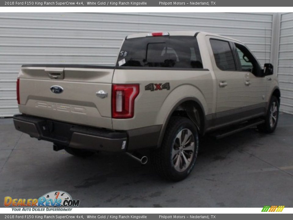 2018 Ford F150 King Ranch SuperCrew 4x4 White Gold / King Ranch Kingsville Photo #10