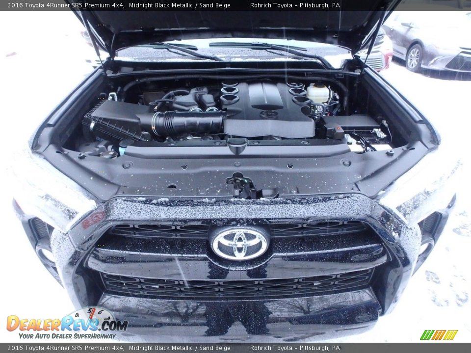 2016 Toyota 4Runner SR5 Premium 4x4 Midnight Black Metallic / Sand Beige Photo #19