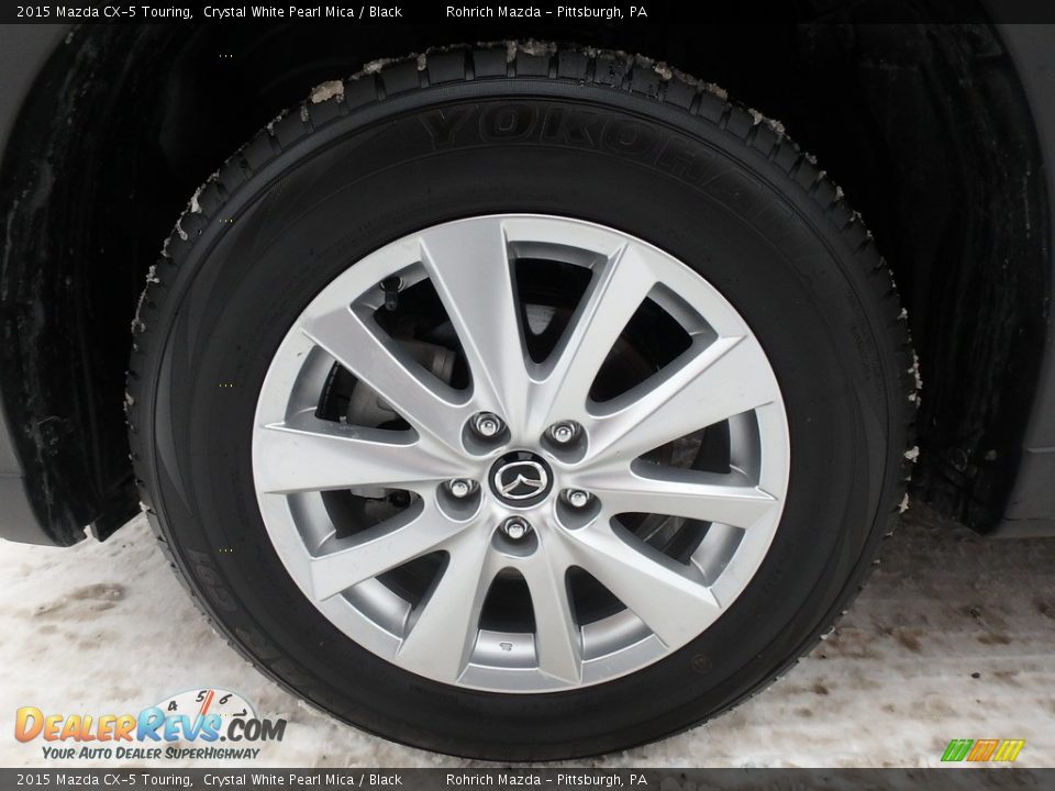 2015 Mazda CX-5 Touring Crystal White Pearl Mica / Black Photo #17