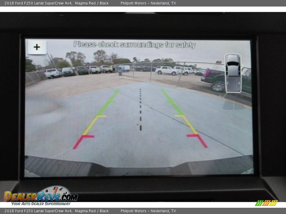 2018 Ford F150 Lariat SuperCrew 4x4 Magma Red / Black Photo #17