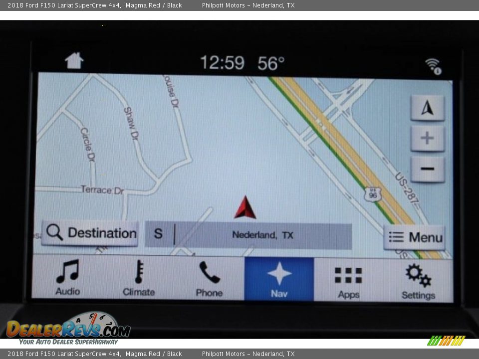2018 Ford F150 Lariat SuperCrew 4x4 Magma Red / Black Photo #18