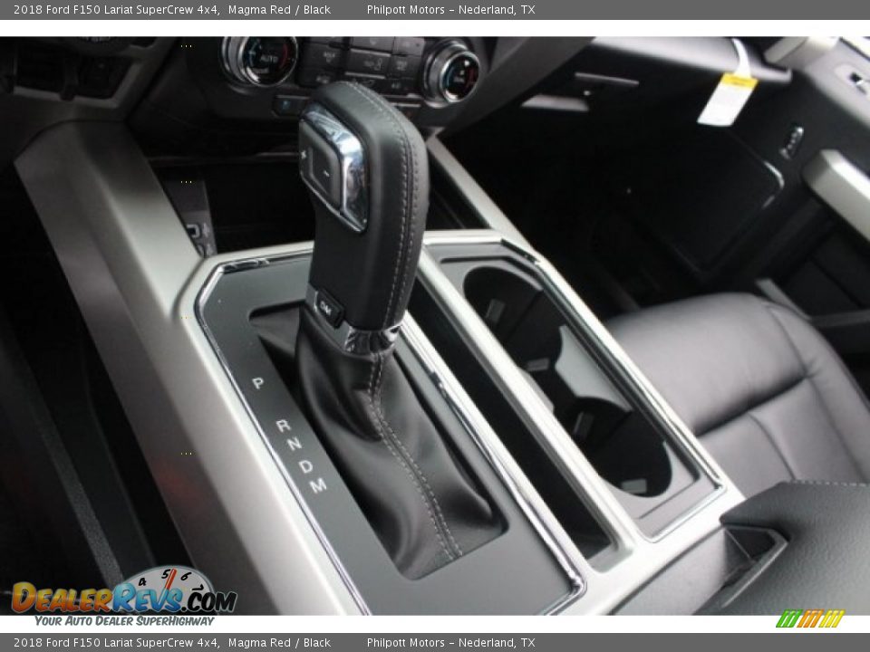 2018 Ford F150 Lariat SuperCrew 4x4 Magma Red / Black Photo #20