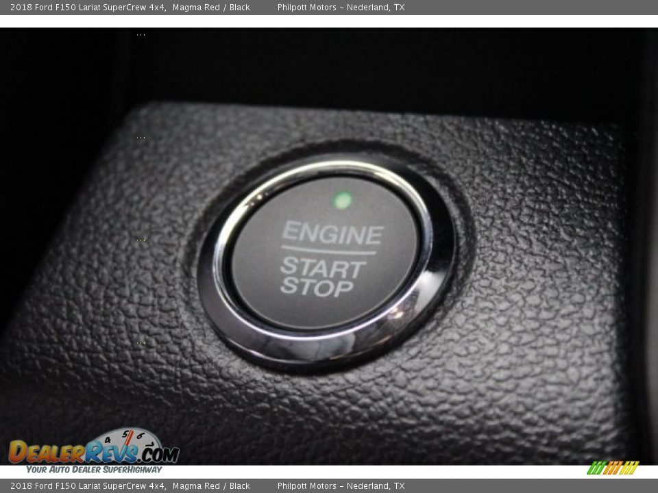 2018 Ford F150 Lariat SuperCrew 4x4 Magma Red / Black Photo #24