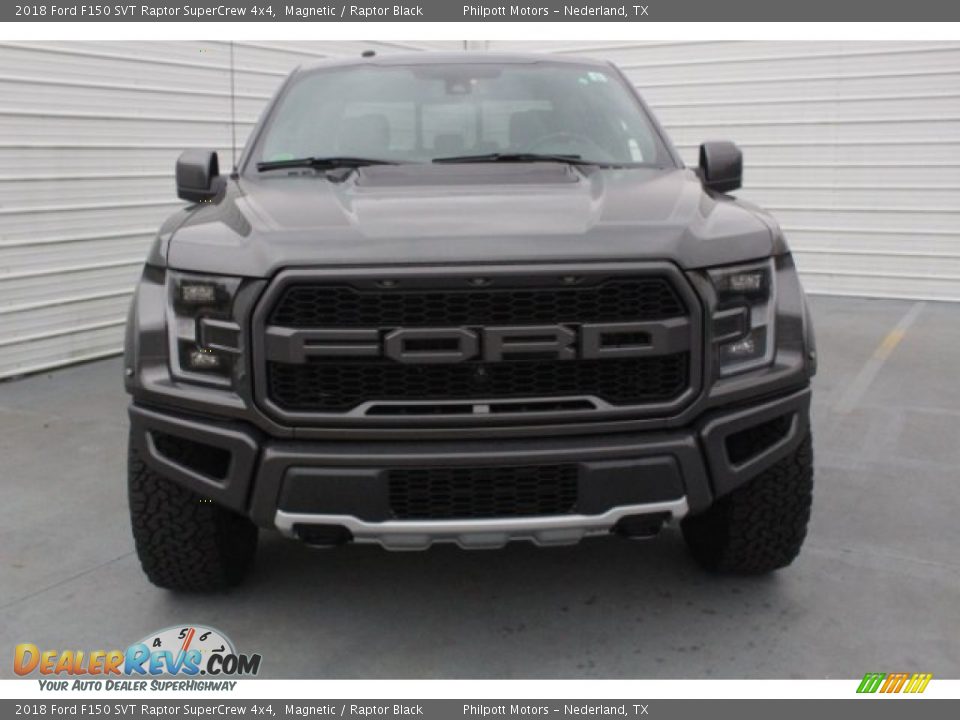 2018 Ford F150 SVT Raptor SuperCrew 4x4 Magnetic / Raptor Black Photo #2