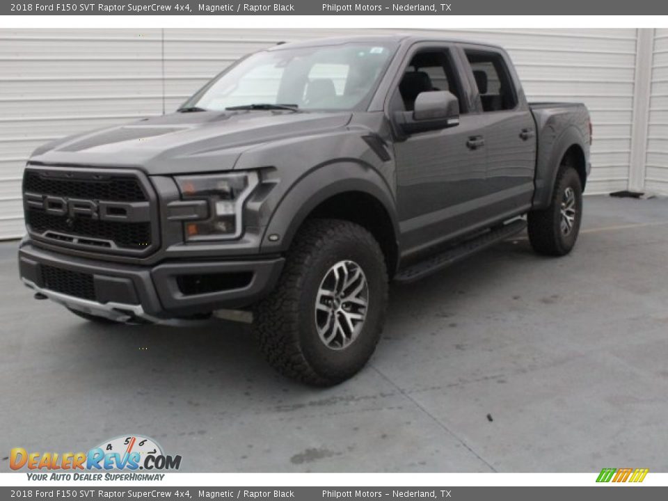 2018 Ford F150 SVT Raptor SuperCrew 4x4 Magnetic / Raptor Black Photo #3