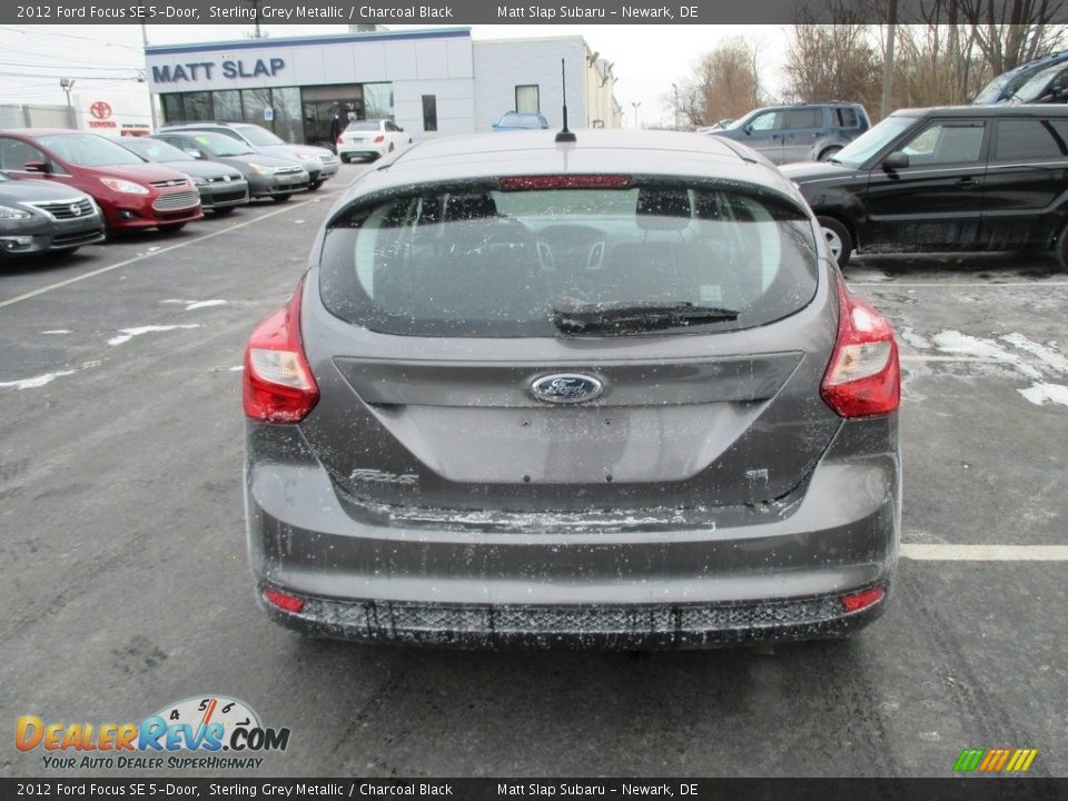 2012 Ford Focus SE 5-Door Sterling Grey Metallic / Charcoal Black Photo #7