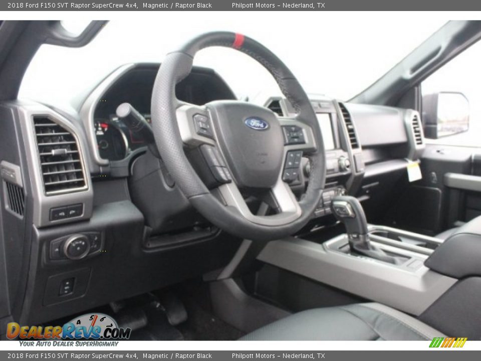 2018 Ford F150 SVT Raptor SuperCrew 4x4 Steering Wheel Photo #13