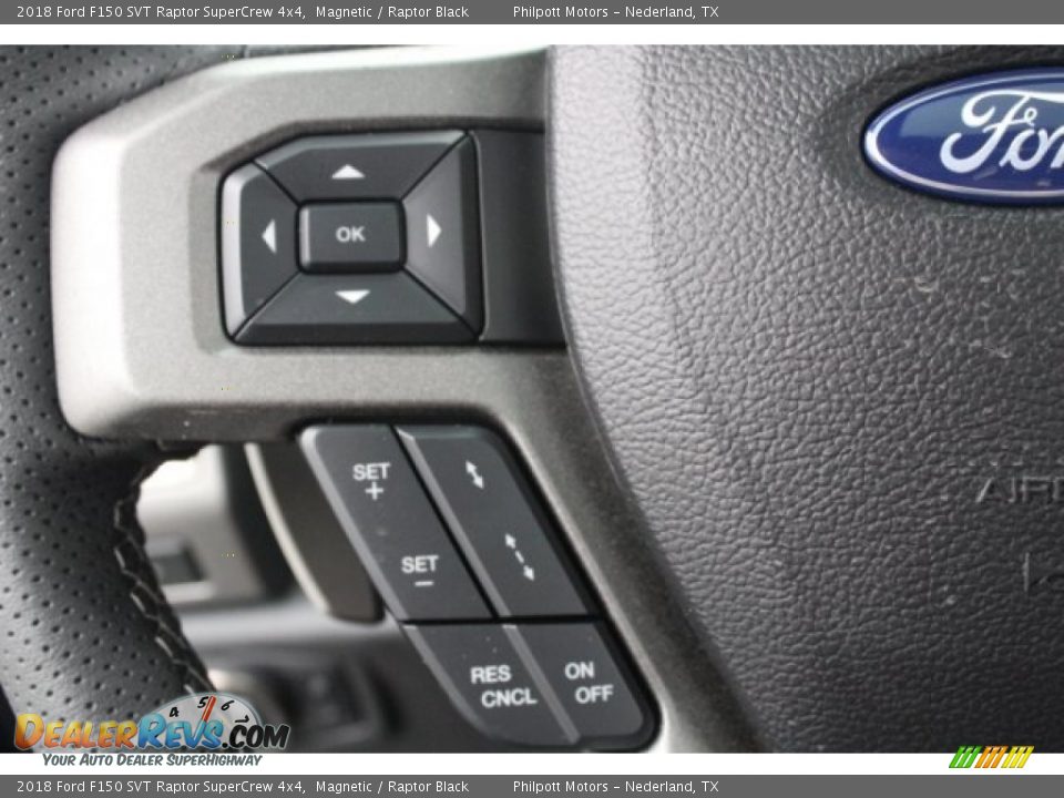 Controls of 2018 Ford F150 SVT Raptor SuperCrew 4x4 Photo #20