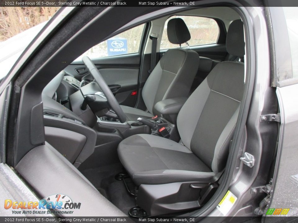 2012 Ford Focus SE 5-Door Sterling Grey Metallic / Charcoal Black Photo #16
