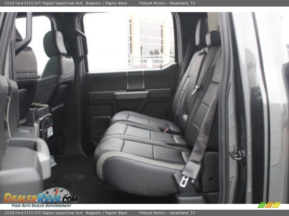 Rear Seat of 2018 Ford F150 SVT Raptor SuperCrew 4x4 Photo #25