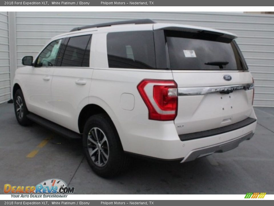 White Platinum 2018 Ford Expedition XLT Photo #7