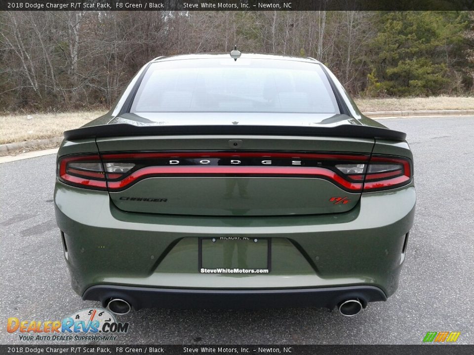 2018 Dodge Charger R/T Scat Pack F8 Green / Black Photo #7