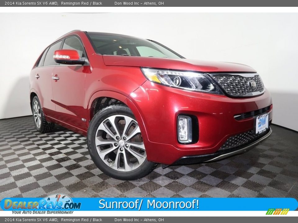 2014 Kia Sorento SX V6 AWD Remington Red / Black Photo #1