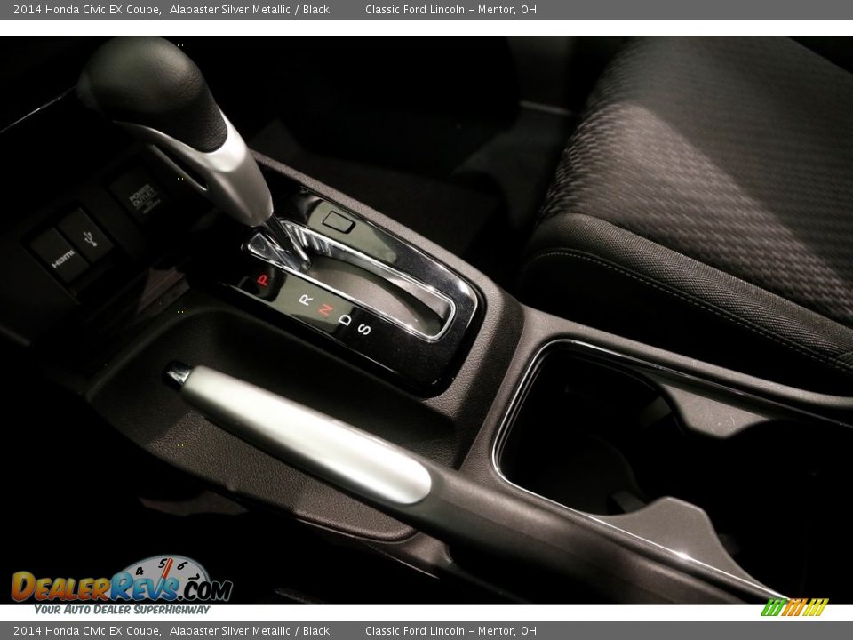 2014 Honda Civic EX Coupe Alabaster Silver Metallic / Black Photo #11