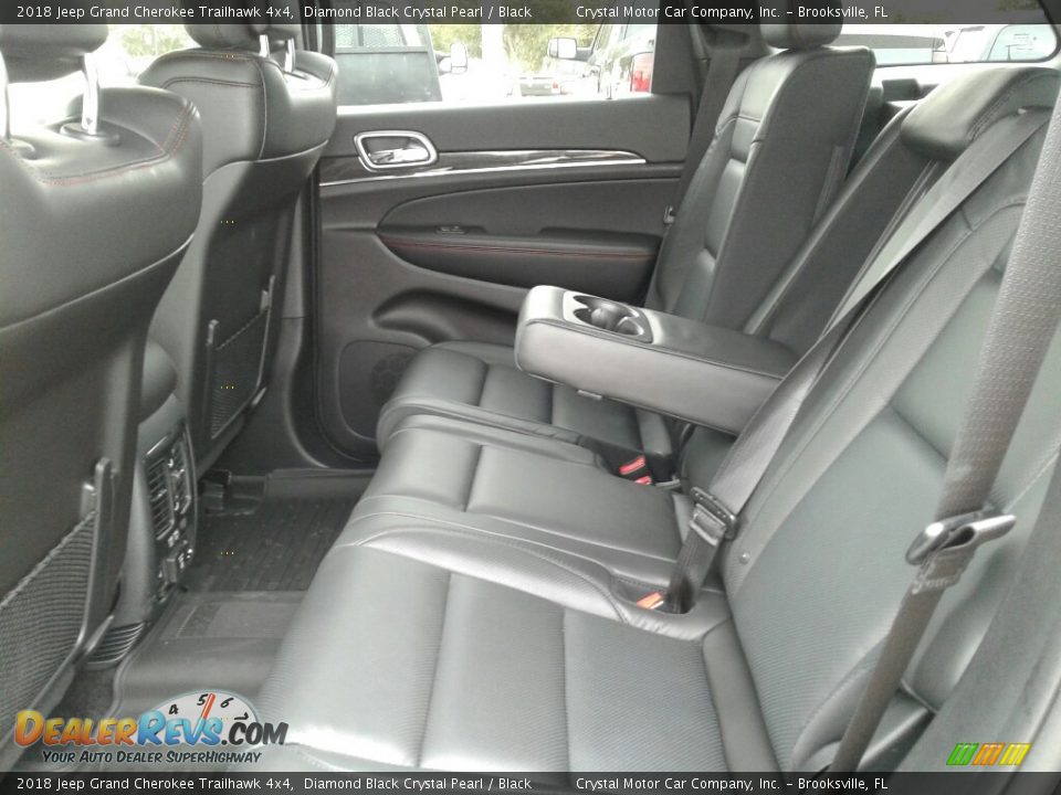 2018 Jeep Grand Cherokee Trailhawk 4x4 Diamond Black Crystal Pearl / Black Photo #11