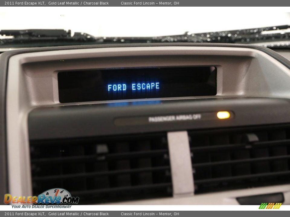 2011 Ford Escape XLT Gold Leaf Metallic / Charcoal Black Photo #12