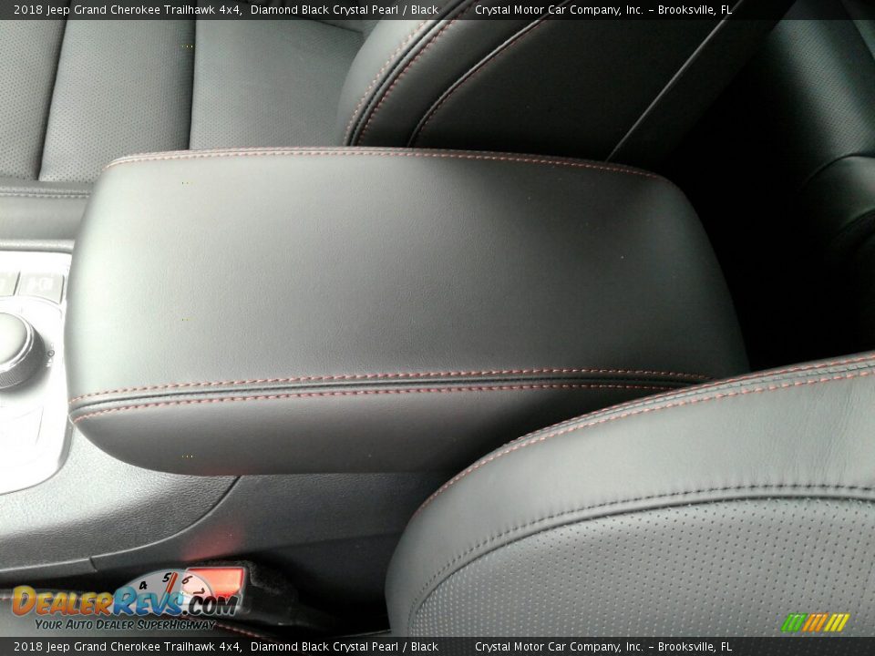 2018 Jeep Grand Cherokee Trailhawk 4x4 Diamond Black Crystal Pearl / Black Photo #21