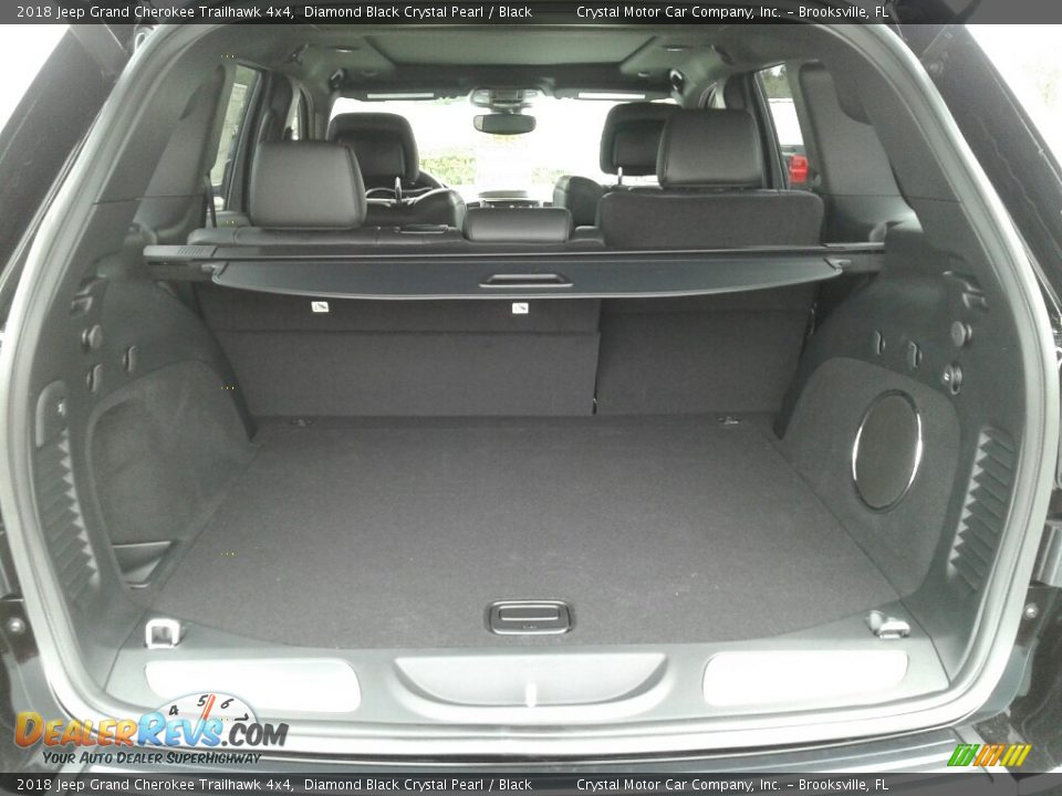 2018 Jeep Grand Cherokee Trailhawk 4x4 Diamond Black Crystal Pearl / Black Photo #22