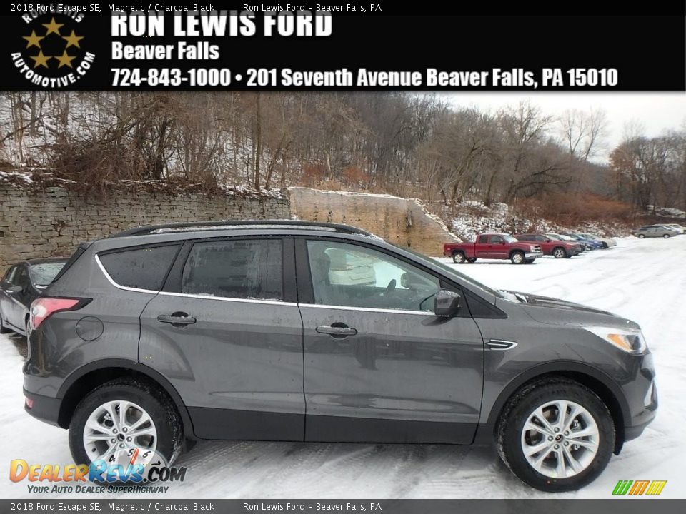 2018 Ford Escape SE Magnetic / Charcoal Black Photo #1