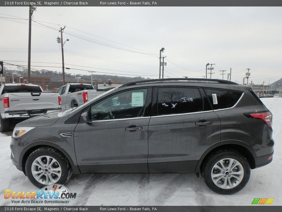2018 Ford Escape SE Magnetic / Charcoal Black Photo #7