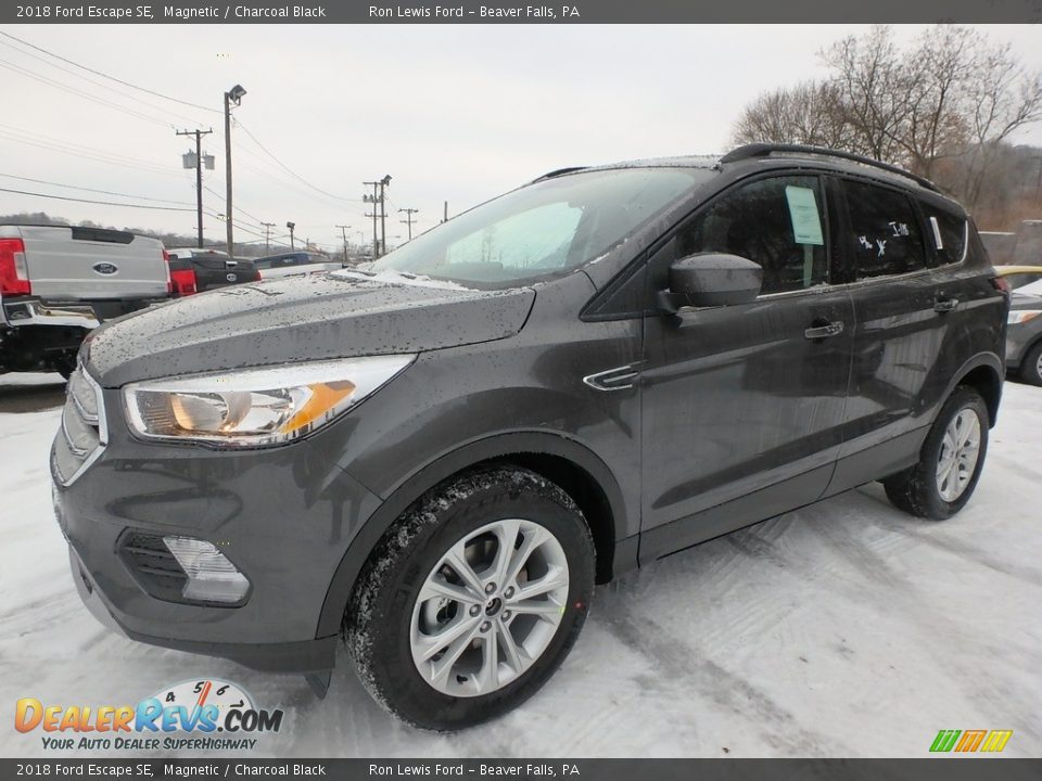 2018 Ford Escape SE Magnetic / Charcoal Black Photo #8