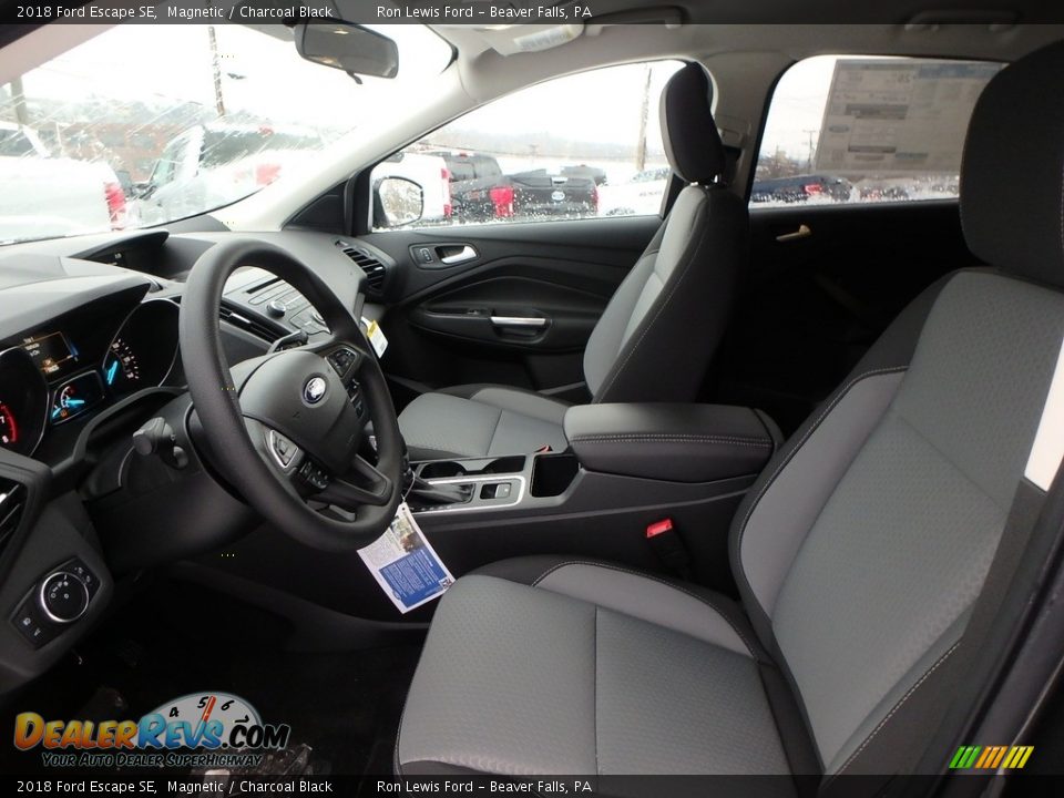 2018 Ford Escape SE Magnetic / Charcoal Black Photo #11