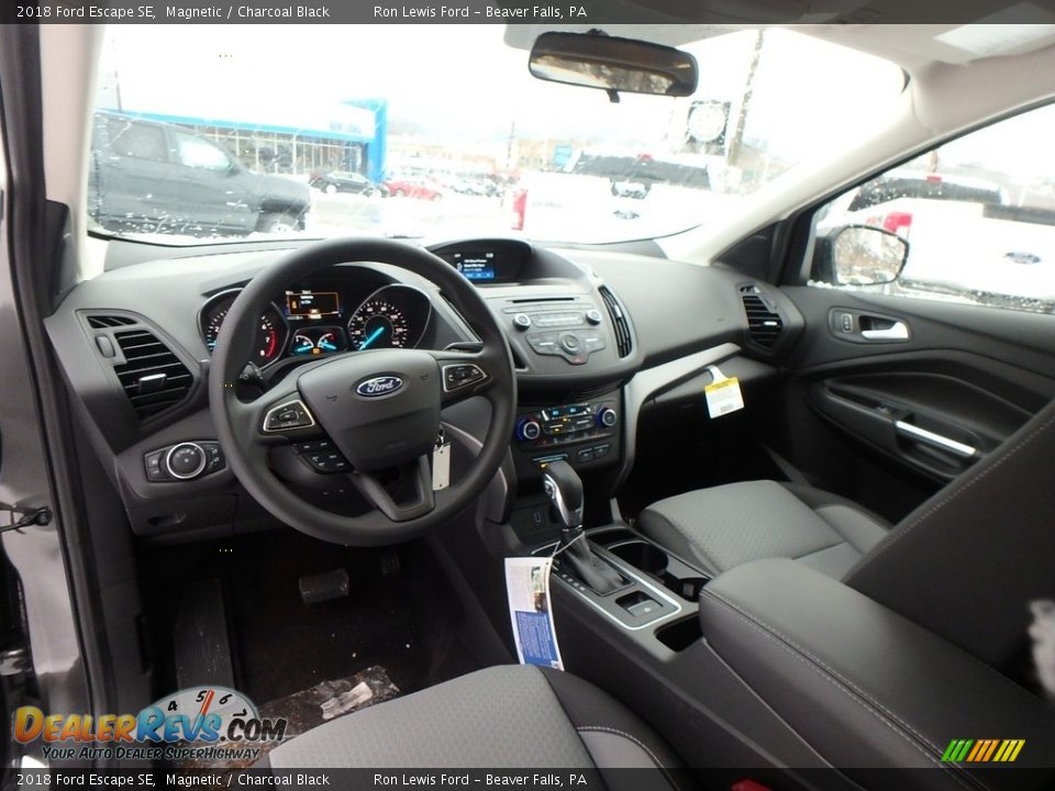 2018 Ford Escape SE Magnetic / Charcoal Black Photo #13