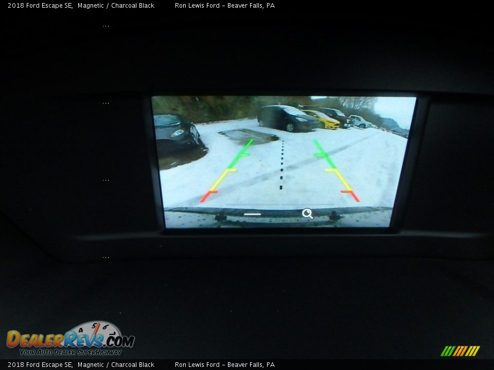 2018 Ford Escape SE Magnetic / Charcoal Black Photo #18