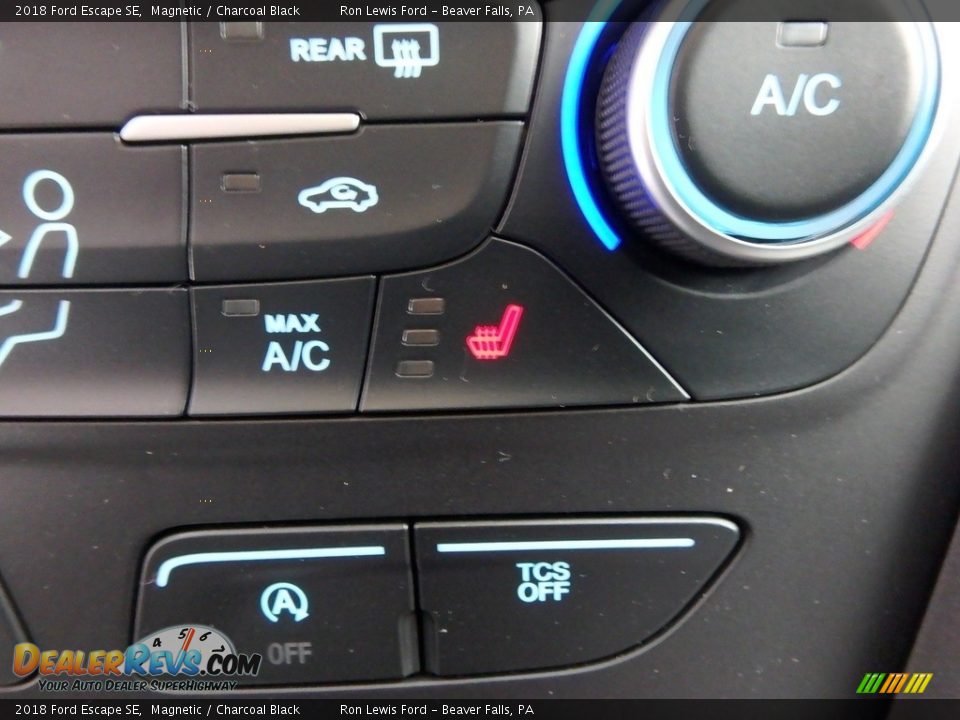 2018 Ford Escape SE Magnetic / Charcoal Black Photo #19