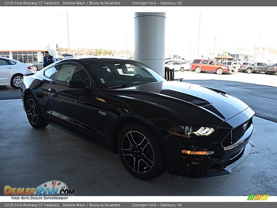 2018 Ford Mustang GT Fastback Shadow Black / Ebony w/Alcantara Photo #1